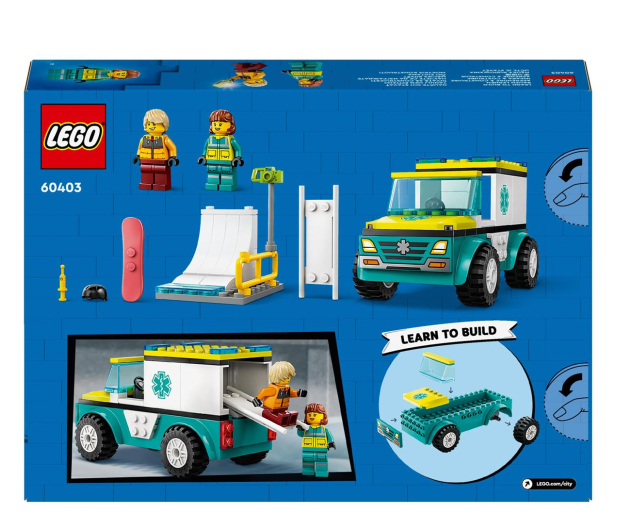 LEGO City 60403 Karetka i snowboardzista - 1202605 - zdjęcie 7